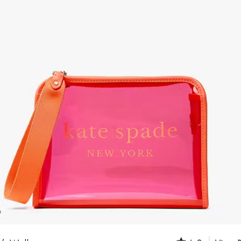 kate spade Pink and Orange Clutch